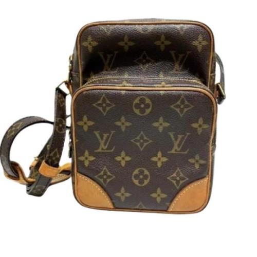 Pre-owned Fabric louis-vuitton-bags Louis Vuitton Vintage , Brown , Da...