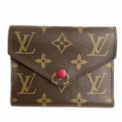 Pre-owned Fabric wallets Louis Vuitton Vintage , Brown , Dames