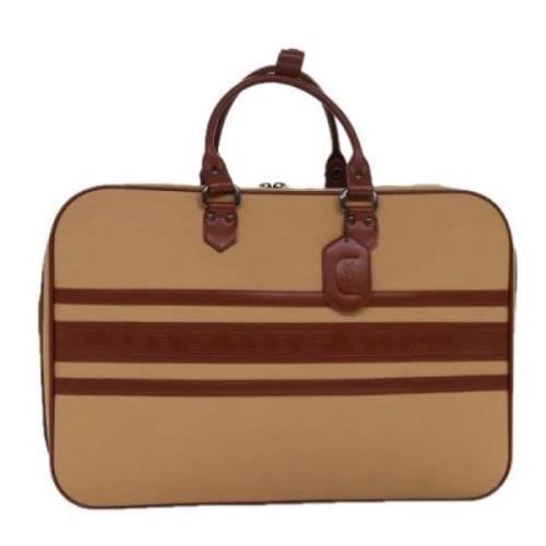 Pre-owned Canvas travel-bags Yves Saint Laurent Vintage , Beige , Dame...