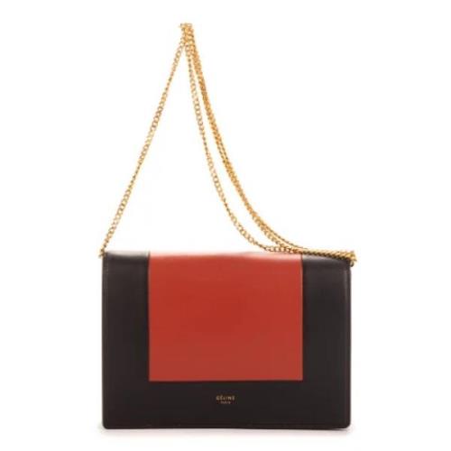 Pre-owned Leather shoulder-bags Celine Vintage , Red , Dames