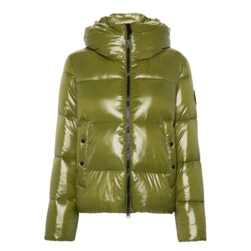 Biddy Pufferjas voor vrouwen Save The Duck , Green , Dames