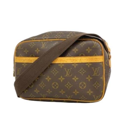 Pre-owned Fabric louis-vuitton-bags Louis Vuitton Vintage , Brown , Da...