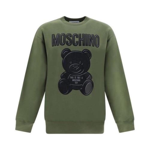 Stijlvolle Sweatshirt voor Mannen Moschino , Green , Heren