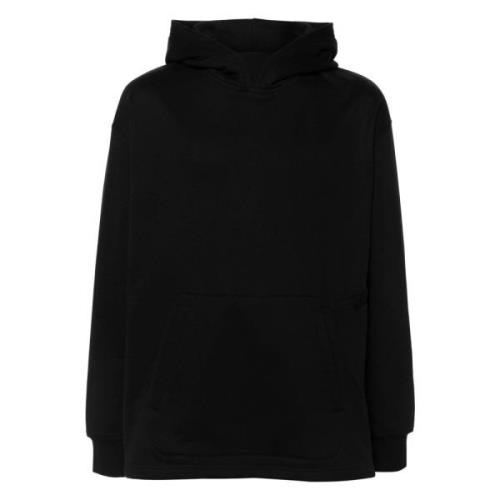 Zwarte Loose Hoodie met Jersey Textuur Y-3 , Black , Heren