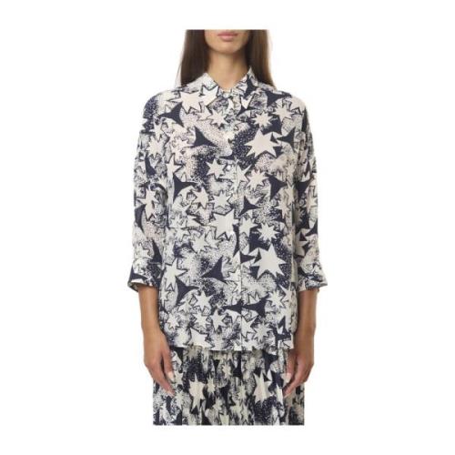 Zijden Crepe de Chine Bedrukte Blouse Max Mara Weekend , Multicolor , ...