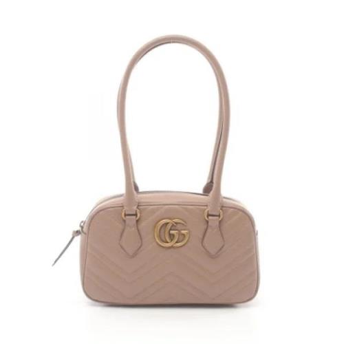 Pre-owned Leather gucci-bags Gucci Vintage , Pink , Dames