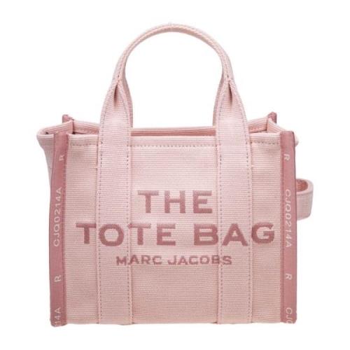 Roze Jacquard Handtas met Ritssluiting Marc Jacobs , Pink , Dames