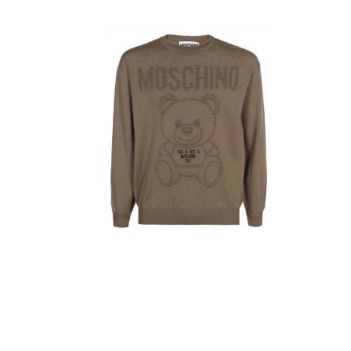 Stijlvolle Shirt voor Mannen en Vrouwen Moschino , Brown , Heren