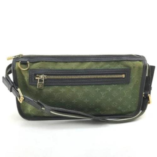 Pre-owned Fabric louis-vuitton-bags Louis Vuitton Vintage , Green , Da...