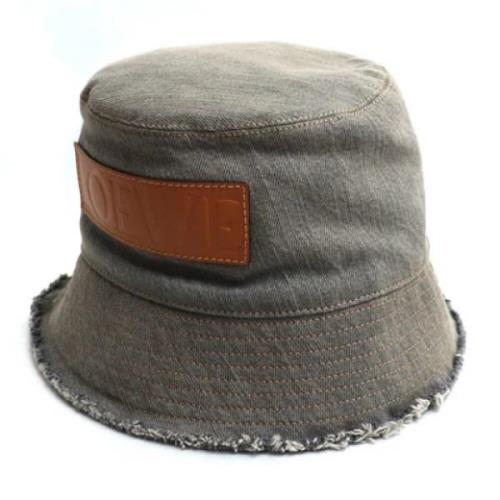 Pre-owned Canvas hats Loewe Pre-owned , Gray , Dames