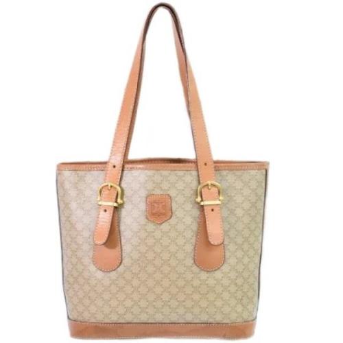 Pre-owned Canvas celine-bags Celine Vintage , Beige , Dames