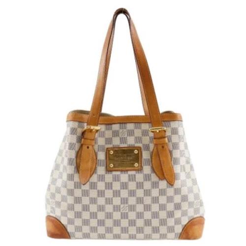 Pre-owned Canvas louis-vuitton-bags Louis Vuitton Vintage , White , Da...