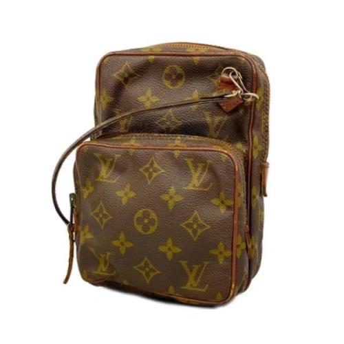 Pre-owned Fabric louis-vuitton-bags Louis Vuitton Vintage , Brown , Da...