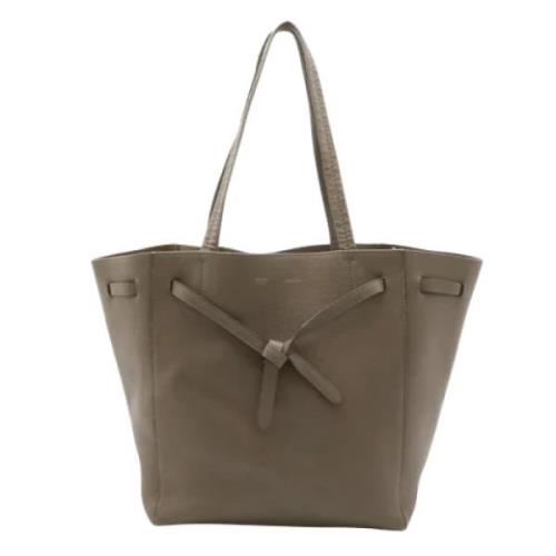 Pre-owned Leather celine-bags Celine Vintage , Gray , Dames