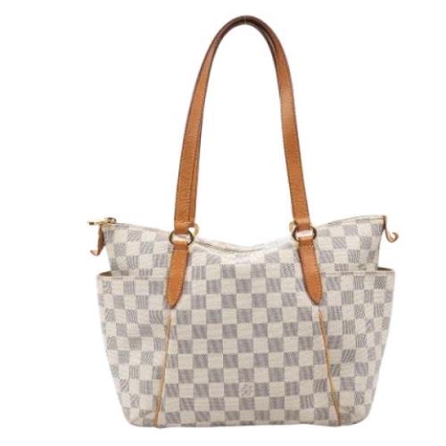 Pre-owned Leather louis-vuitton-bags Louis Vuitton Vintage , Beige , D...