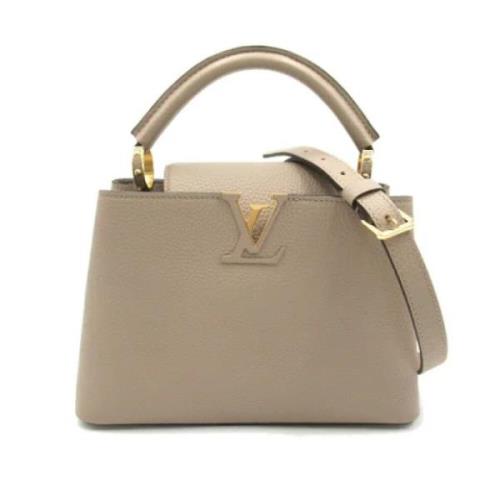 Pre-owned Leather louis-vuitton-bags Louis Vuitton Vintage , Beige , D...