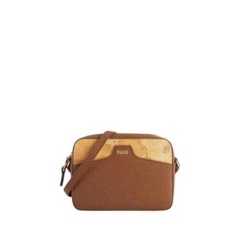 Schoudertas met Geo-details Alviero Martini 1a Classe , Brown , Dames