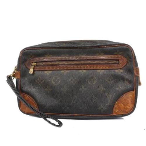 Pre-owned Fabric louis-vuitton-bags Louis Vuitton Vintage , Brown , Da...