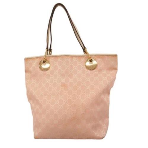 Pre-owned Canvas gucci-bags Gucci Vintage , Pink , Dames