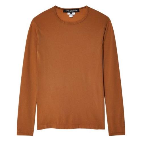 Kameelbruine Longsleeve T-shirt Junya Watanabe , Brown , Dames