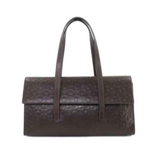 Pre-owned Leather celine-bags Celine Vintage , Brown , Dames