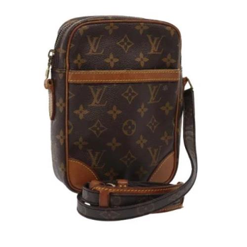 Pre-owned Canvas louis-vuitton-bags Louis Vuitton Vintage , Brown , Da...