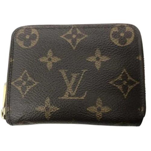 Pre-owned Canvas wallets Louis Vuitton Vintage , Brown , Dames