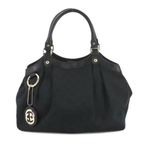 Pre-owned Leather gucci-bags Gucci Vintage , Black , Dames