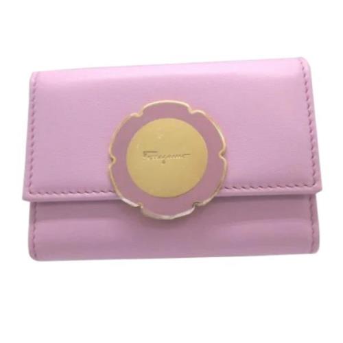 Pre-owned Leather key-holders Salvatore Ferragamo Pre-owned , Pink , H...