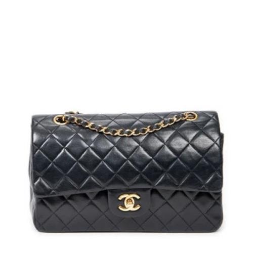 Pre-owned Leather handbags Chanel Vintage , Black , Dames