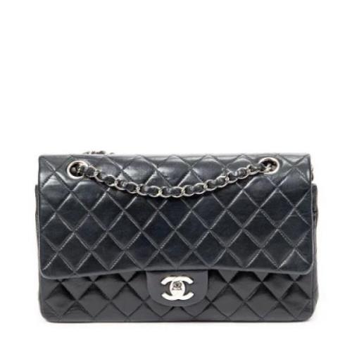 Pre-owned Leather shoulder-bags Chanel Vintage , Black , Dames