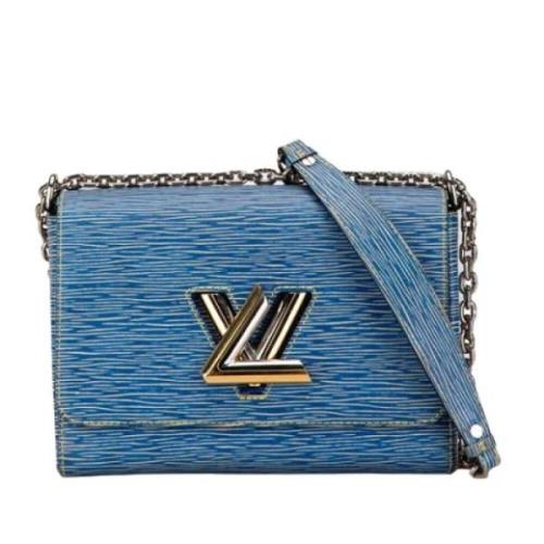 Pre-owned Leather louis-vuitton-bags Louis Vuitton Vintage , Blue , Da...