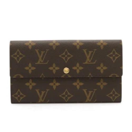 Pre-owned Fabric wallets Louis Vuitton Vintage , Brown , Dames