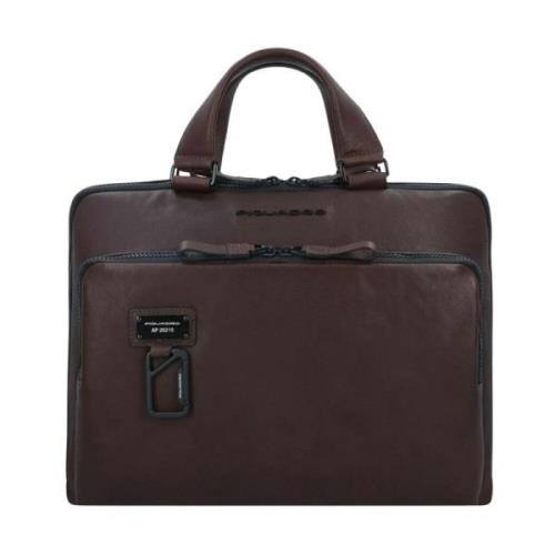 Werk Tas Piquadro , Brown , Unisex