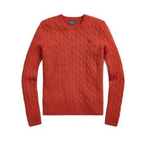 Casual Gestreept Poloshirt Ralph Lauren , Orange , Dames