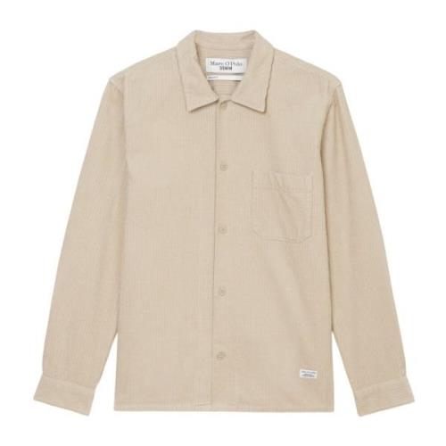 Ribfluwelen overshirt Marc O'Polo , Beige , Heren