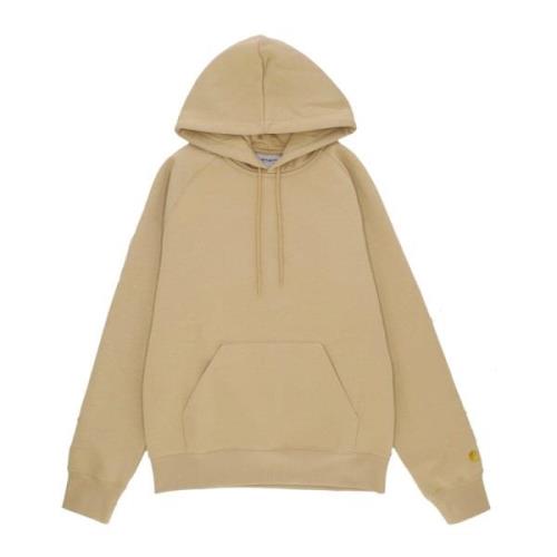 Chase Sweat Hooded in Sable/Goud Carhartt Wip , Yellow , Heren