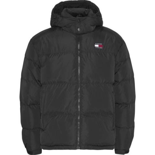 Heren Tjm Alaska Puffer Jas Tommy Jeans Tommy Hilfiger , Black , Heren