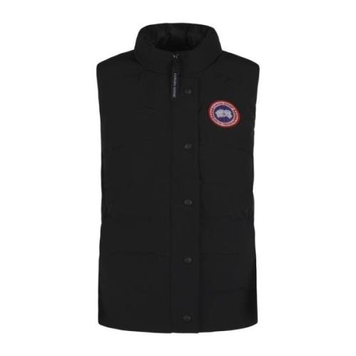 Stijlvolle Freestyle Vest voor Vrouwen Canada Goose , Black , Dames