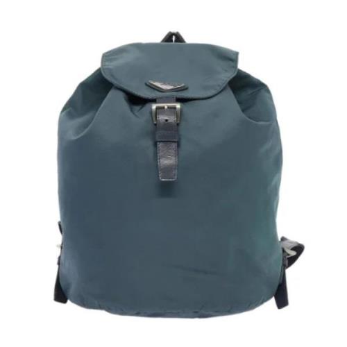 Pre-owned Fabric backpacks Prada Vintage , Blue , Dames