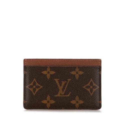 Pre-owned Canvas wallets Louis Vuitton Vintage , Brown , Dames