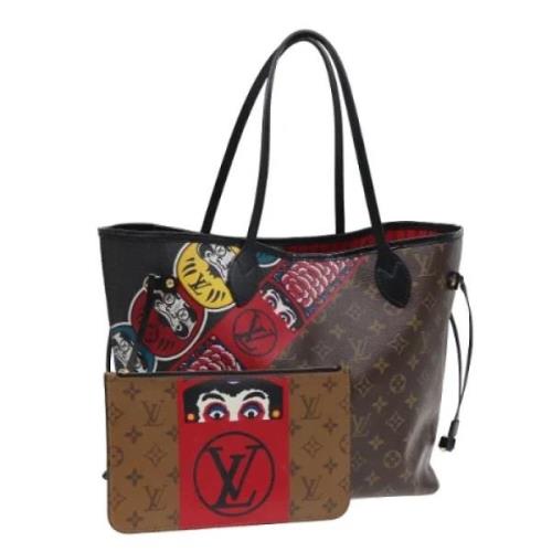 Pre-owned Canvas totes Louis Vuitton Vintage , Brown , Dames