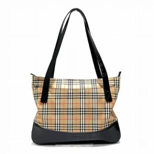 Pre-owned Canvas totes Burberry Vintage , Beige , Dames