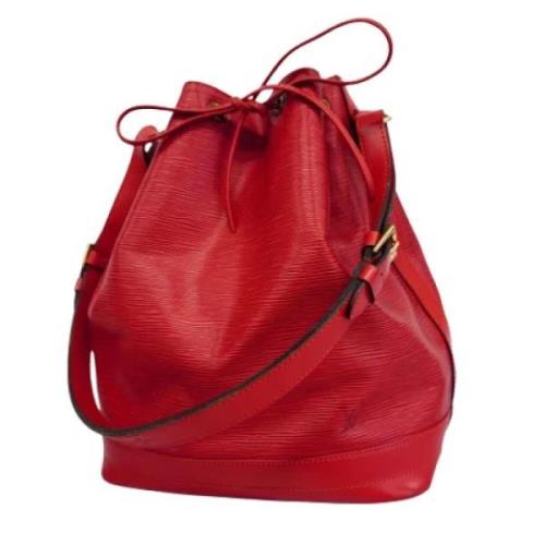 Pre-owned Leather louis-vuitton-bags Louis Vuitton Vintage , Red , Dam...