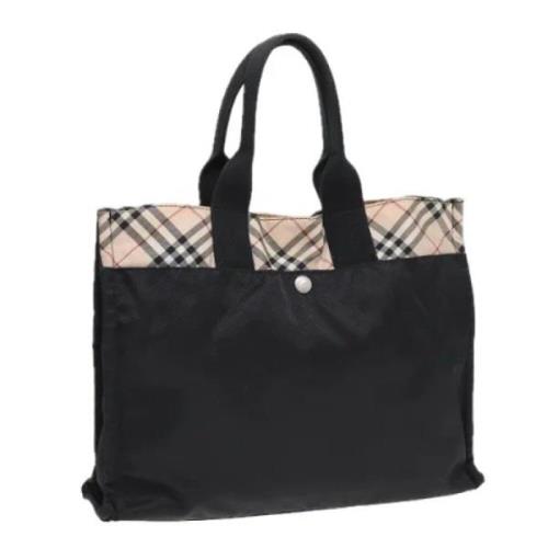 Pre-owned Nylon handbags Burberry Vintage , Black , Dames