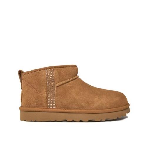 Klassieke Mini Bling Laarzen UGG , Brown , Dames