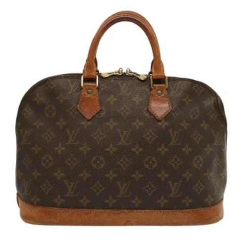 Pre-owned Canvas handbags Louis Vuitton Vintage , Brown , Dames