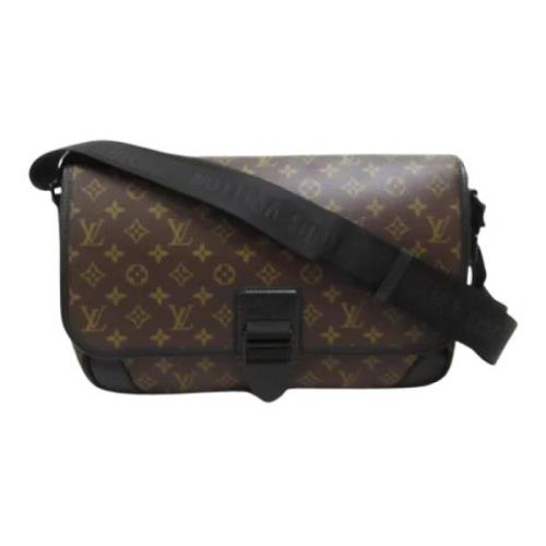 Pre-owned Canvas louis-vuitton-bags Louis Vuitton Vintage , Brown , Da...