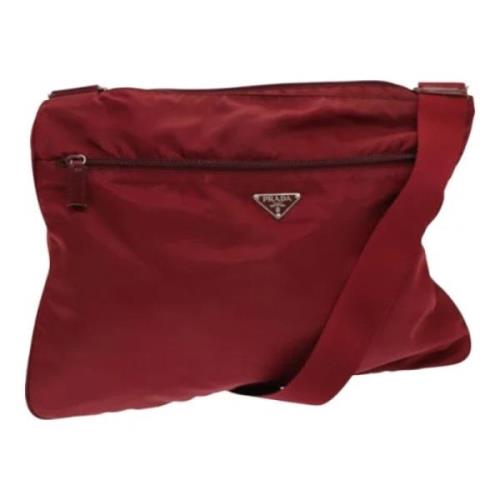 Pre-owned Nylon prada-bags Prada Vintage , Red , Dames