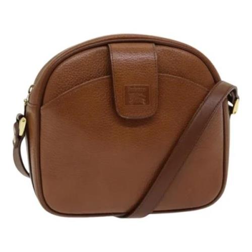 Pre-owned Leather shoulder-bags Burberry Vintage , Brown , Dames